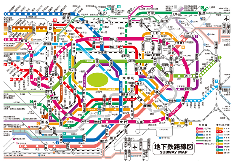 东京海鸥线路图图片