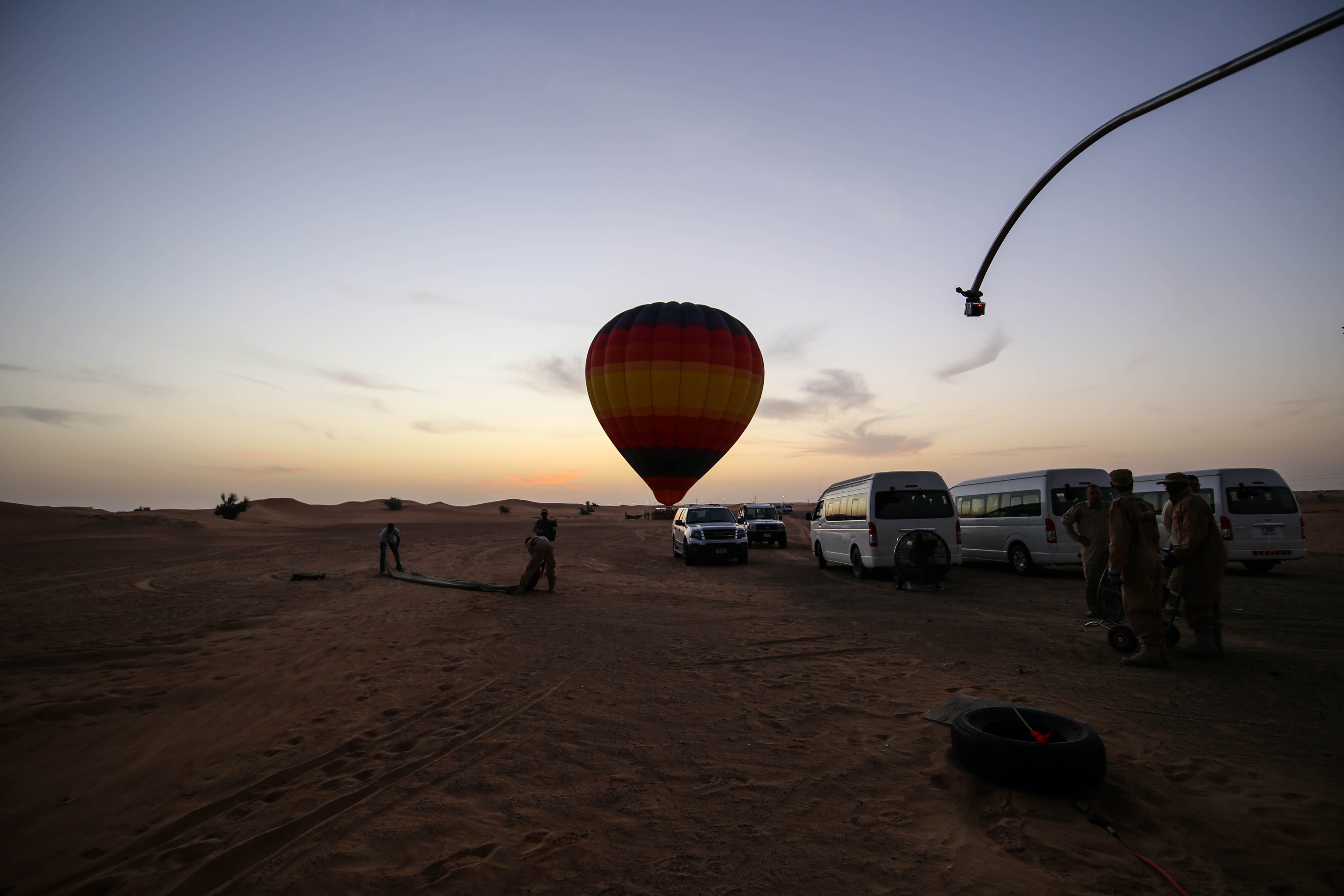 迪拜热气球之旅