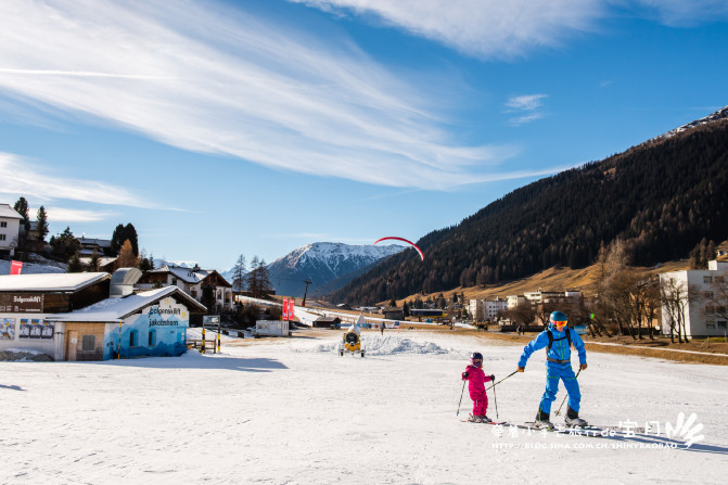 瑞士达沃斯滑雪场