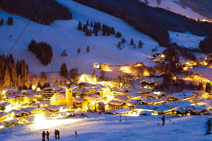 奥地利萨尔巴赫辛特格兰滑雪场