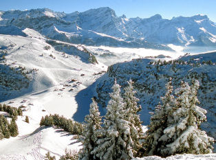 瑞士维拉尔-格里永滑雪场