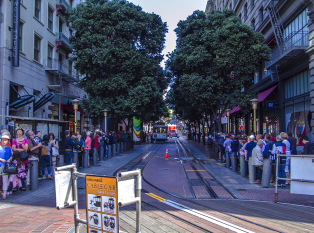 Powell and Market Cable Car Turnaround