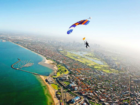 悉尼北部海岸高空跳伞