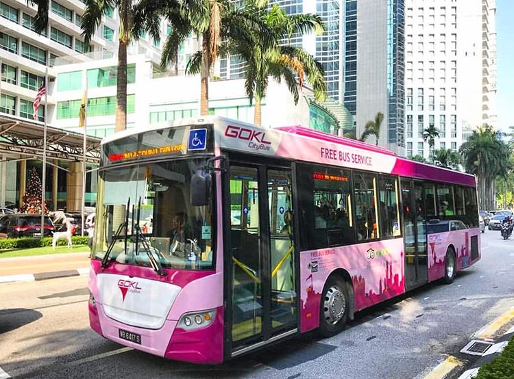 吉隆坡免费巴士线路图及搭乘攻略